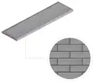 CERRAD Foggia Gris Плитка фасадная, серая (5901779371924)