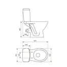 Cersanit Компакт 40 Кoral К011 3/6 з криш пол Церсаніт (CCKZ1008078067)