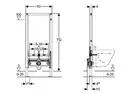 Geberit Duofix Инсталляция для подвесного биде (111.520.00.1)