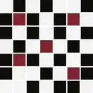 Мозаїка Michelle White-Black Mosaic 200x200x9 Konskie (ICT0700007G1)