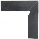 Цоколь Bazalto Grafit Правий 2 ел 8,1x30 код 5410 Ceramika Paradyz (Z---081X300-1-BAZA.GTPR-C)