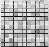 Мозаїка CM 3020 C2 White-Grey 300x300x10 Котто Кераміка (СМ 325020)
