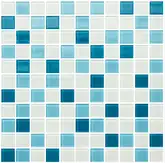 KOTTO Мозаїка GM 4039 C3 Cerulean M-Cerulean W-White 300x300x4 Котто Кераміка (GM 425039)