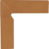 Цоколь Aquarius Brown Лівий 2 ел 8,1x30 код 5458 Ceramika Paradyz (Z---081X300-1-AQUS.BRLE-C)