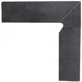 Цоколь Bazalto Grafit Правий 2 ел 8,1x30 код 5410 Ceramika Paradyz (Z---081X300-1-BAZA.GTPR-C)