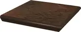 Сходинка з капіносом кутова Semir Brown 33x33 код 0205 Ceramika Paradyz (Z---330X330-1-SEMI.BRKN)