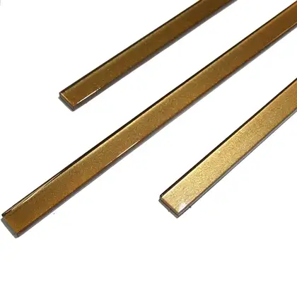 КОТТО КЕРАМІКА Фриз скляний GF 4507 brown silver 25х450 Кераміка Лео УКРАЇНА (GF 45007)