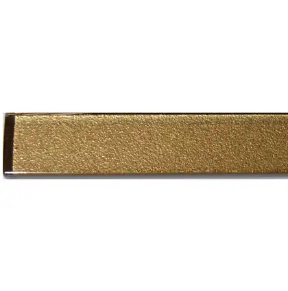 КОТТО КЕРАМІКА Фриз скляний GF 5007 brown silver 25х500 Кераміка Лео (GF 50007)