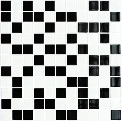 KOTTO Мозаїка GM 4001 С2 Black-White 300x300x4 Котто Кераміка (GM 425001)