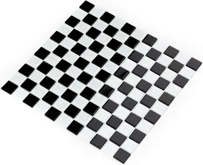 KOTTO Мозаїка GM 4001 С2 Black-White 300x300x4 Котто Кераміка (GM 425001)