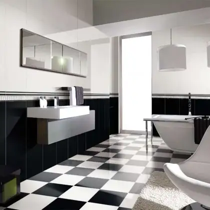 Плитка стінова White GLOSSY 25x60 код 1926 Ceramika Color (5906340491926) Плитка стінова White GLOSSY 25x60 код 1926 Ceramika Color (5906340491926)