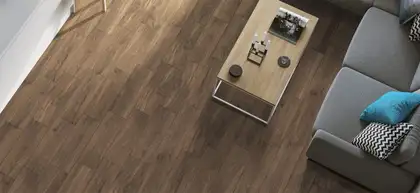 Плитка керамогранітна Rancho Dark Brown 200x600 Ceramika Gres (P-N-RAN05-20X060-085-1-3)