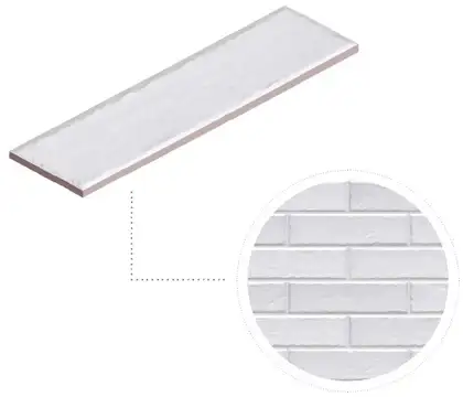 Cerrad Foggia Bianco Плитка фасадна, біла (5901779371900) Cerrad Foggia Bianco Плитка фасадна, біла (5901779371900)