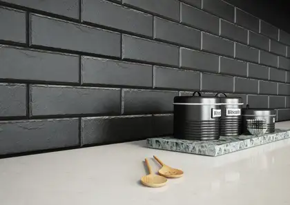 CERRAD Foggia Nero Плитка фасадна, чорна (5901779371917) CERRAD Foggia Nero Плитка фасадна, чорна (5901779371917)