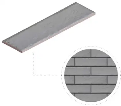 CERRAD Foggia Gris Плитка фасадная, серая (5901779371924) CERRAD Foggia Gris Плитка фасадная, серая (5901779371924)