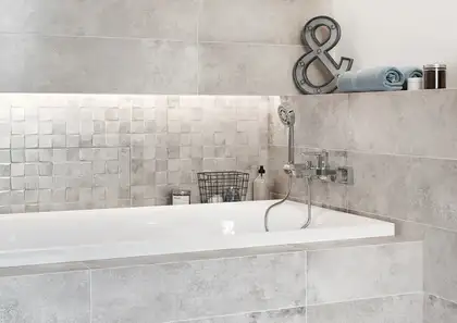 Cersanit Concrete Style STR Плитка стінова, сіра (TWZZ1094925994)