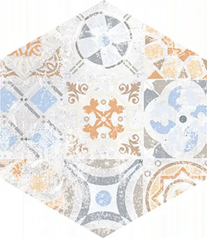 Плитка підлогова Heksagon Flamenco Світло-сірий Patchwork NAT 28x33 код 6448 Nowa Gala (L-LCD-FLM12-28X033-075-N-1-1) Плитка підлогова Heksagon Flamenco Світло-сірий Patchwork NAT 28x33 код 6448 Nowa Gala (L-LCD-FLM12-28X033-075-N-1-1)