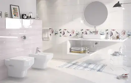 OPOCZNO Плитка підлогова Stripes White 42x42 код 0715 Опочно (TGGZ1018091892)