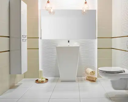 Плитка підлогова Elanda Bianco RECT 50x50 код 5828 Ceramika Paradyz (P-R-500X500-1-ELAN.BI)