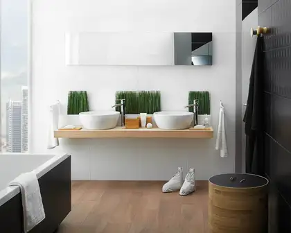 Плитка стінова Modul Bianco 30x60 код 5546 Ceramika Paradyz (S---300X600-1-MODU.BI---2) Плитка стінова Modul Bianco 30x60 код 5546 Ceramika Paradyz (S---300X600-1-MODU.BI---2)