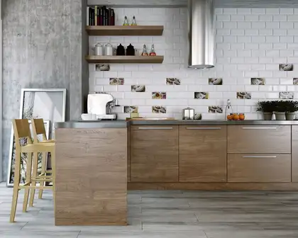 Плитка стінова Tamoe Bianco Kafel 9,8x19,8 код 4158 Ceramika Paradyz (S-K-098X198-1-TAMO.BI)