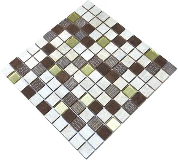 Мозаїка СМ 3042 С3 Beige-Eboni-Gold 300x300x9 Котто Кераміка (СМ 325042)