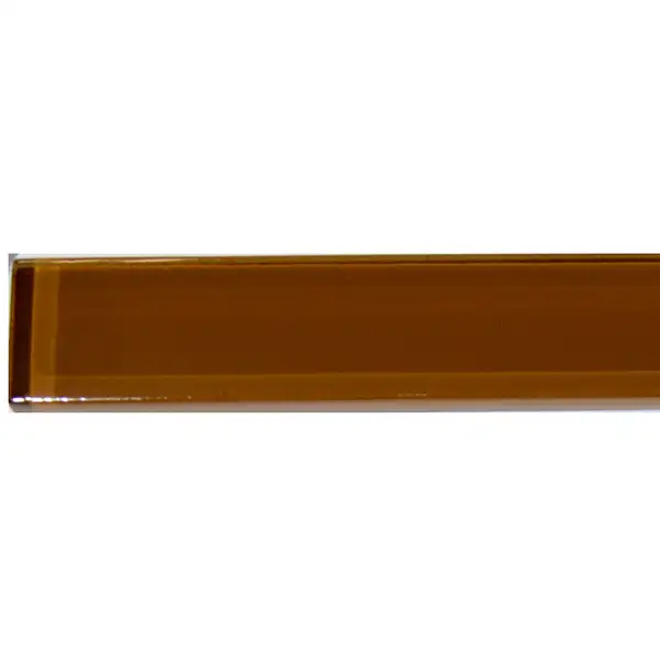 KOTTO Фриз скляний GF 9014 brown white 25х900 Кераміка Лео (GF 90014)