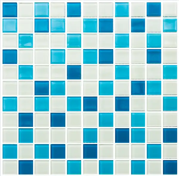Мозаїка GM 4019 C3 Blue D-Blue M-White 300x300x4 Котто Кераміка (GM 425019)