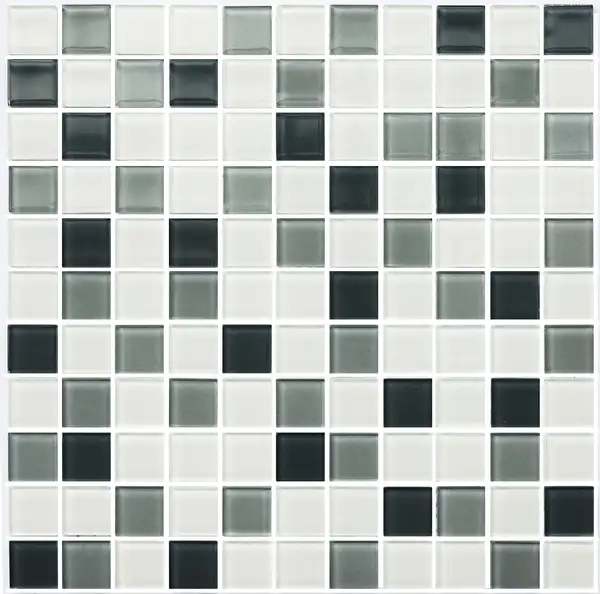 Мозаїка GM 4043 C3 Steel D-Steel M-White 300x300x4 Котто Кераміка (GM 425043)