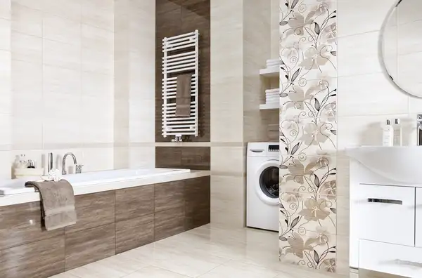 Декор Doppio Beige A 25x40 код 1781 Ceramika Paradyz (I---250X400-1-DOPP.BEA)
