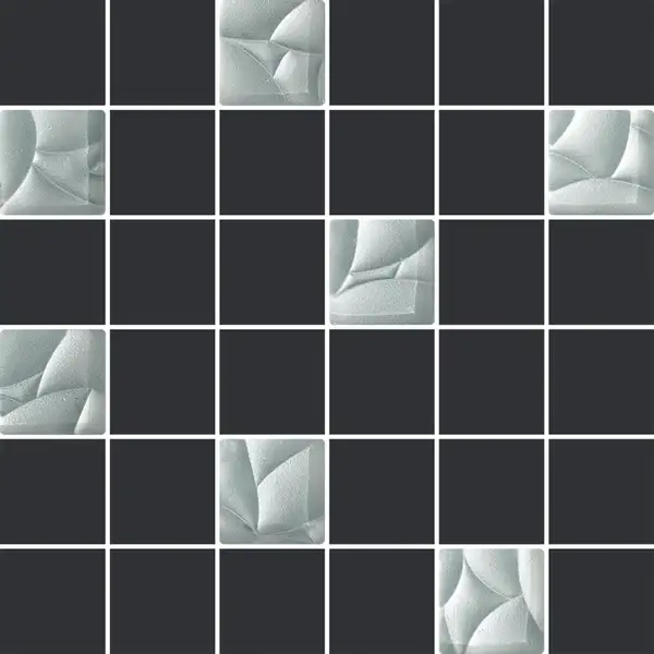 Мозаїка різана Esten Silver /Grafit (4,8x4,8) 29,8x29,8 код 6556 Ceramika Paradyz (M-C-298X298-1-ESTN.ITMXPF)