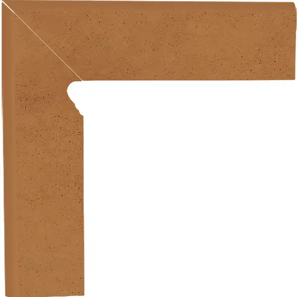 Цоколь Aquarius Brown Лівий 2 ел 8,1x30 код 5458 Ceramika Paradyz (Z---081X300-1-AQUS.BRLE-C)
