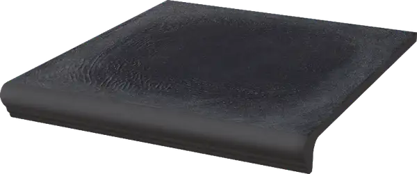 Сходинка з капіносом пряма Bazalto Grafit 30x33 код 7129 Ceramika Paradyz (Z---300X330-1-BAZA.GTKP)