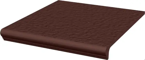 Сходинка з капіносом пряма Natural Brown STR 30x33 код 7830 Ceramika Paradyz (Z---300X330-1-NATU.BRKP)