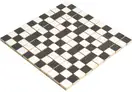КОТТО КЕРАМІКА Мозаїка СМ 3106 C2 estet white/estet graphite  300 х 300 х 9   ( 25 х 25 ) Кераміка Лео УКРАЇНА (СМ 325106)
