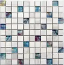 KOTTO Мозаїка CM 3107 C3 Laterizio Griz-Laterizio Bianco-Line Glass 300x300x9 Котто Кераміка (СМ 325107)