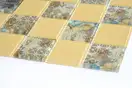 КОТТО КЕРАМІКА Мозаїка скляна GMP 0448029 СC print 34/ral 1014 300x300 (кубик 4,8х4,8) Кераміка Лео УКРАЇНА