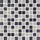 КОТТО КЕРАМІКА Мозаїка скляна GMP 0825002 С2 print 2/black mat 300x300 (кубик 2,5х2,5) Кераміка Лео УКРАЇНА