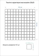 КОТТО КЕРАМІКА Мозаїка скляна GMP 0825008 С2 print 8/pink w 300x300 (кубик 2,5х2,5) Кераміка Лео УКРАЇНА