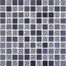 KOTTO Мозаїка скляна GMP 0825010 С2 print 10/black mat 300x300 (кубик 2,5х2,5) Кераміка Лео УКРАЇНА