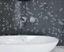 KOTTO Мозаїка скляна GMP 0825010 С2 print 10/black mat 300x300 (кубик 2,5х2,5) Кераміка Лео УКРАЇНА