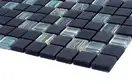 KOTTO Мозаїка скляна GMP 0825041 С2 print 40/black mat 300x300 (кубик 2.5х2.5) Кераміка Лео УКРАЇНА
