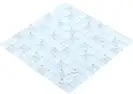 KOTTO Мозаїка GM 8019 C3 Pearl S4/Ceramik White/White  300 х 300 х 8   ( 25 х 25 ) Кераміка Лео УКРАЇНА (GM 825019)