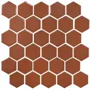 KOTTO Мозаїка HEXAGON H 6009 Brown 295х295х9 Кераміка Лео УКРАЇНА