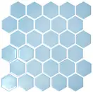KOTTO Мозаїка HEXAGON H 6026 Light Blue 295х295х9 Кераміка Лео УКРАЇНА