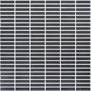 KOTTO Мозаїка MI7 10500506C Nero 30x30 (1x5) Кераміка Лео УКРАЇНА