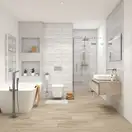 Плитка стінова Quadra Grey 25x75 код 2880 Ceramika Color (5902627432880)