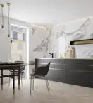 Cerrad Calacatta White Плитка напольная, белая (5903313316842)