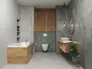Плитка керамогранітна Newstone Grey LAP 598x1198x8 Opoczno (TGGP1000886249)