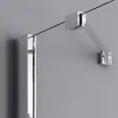 Шторка для ванни Idea PNJ II 60 з тримачем рушника, RADAWAY (10001060-01-01W)